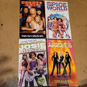 Set of 4 Iconic GIRL Movie VHS Tapes
